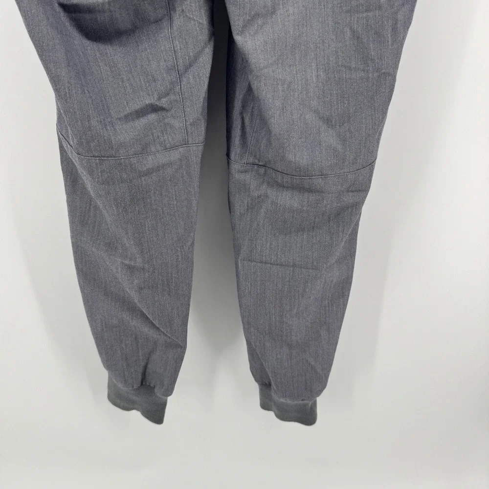 FIGS Zamora Jogger Scrub Pants Men Small Heather Gray MXXSW2004 Green Drawstring